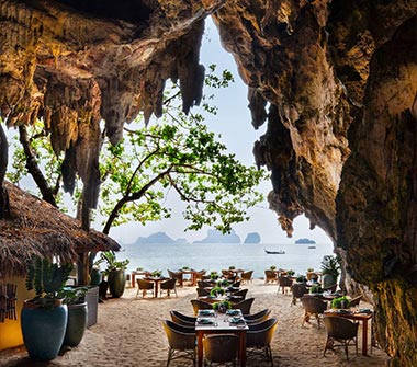 Dining at Rayavadee Krabi Dining at Rayavadee Krabi